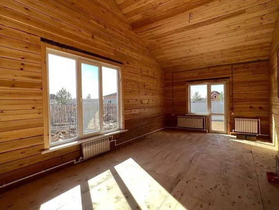 Дом с тремя комнатами 